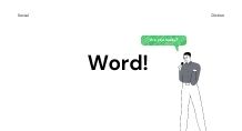 An image that says Word.